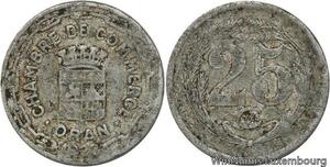 R6380 Token Algeria French Colonies 25 Centimes Chambre Commerce 1922 Oran