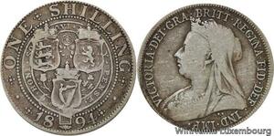 R6390 United Kingdom One Shilling Victoria 1894 Silver -> Make offer