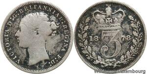 R6403 United Kingdom 3 Pence Victoria 1878 Silver -> Make offer