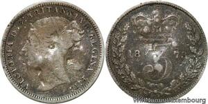 R6409 United Kingdom 3 Pence Victoria 1873 Silver -> Make offer