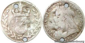 R6412 United Kingdom 3 Pence Victoria 1895 Silver -> Make offer