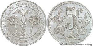 R6429 Algeria French Colonies 5 Centimes Chambre Commerce 1916 AU+ -> Make offer