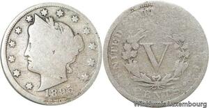 R6432 United States 5 Cents Liberty 1895 -> Make offer