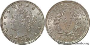 R6436 United States 5 Cents Liberty 1904 -> Make offer