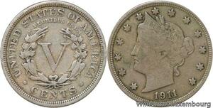 R6442 United States 5 Cents Liberty 1911 -> Make offer