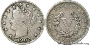 R6446 United States 5 Cents Liberty 1902 -> Make offer