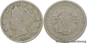 R6458 United States 5 Cents Liberty 1910 -> Make offer