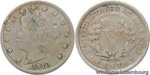 R6460 United States 5 Cents Liberty 1910 -> Make offer