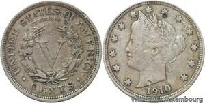 R6463 United States 5 Cents Liberty 1910 -> Make offer