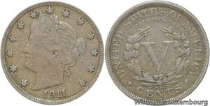 R6464 United States 5 Cents Liberty 1911 -> Make offer