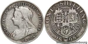 R6484 United Kingdom Shilling Victoria 1898 Silver -> Make offer