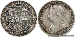R6485 United Kingdom Shilling Victoria 1899 Silver -> Make offer