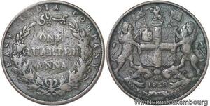 R6507 East India Company 1/4 Anna Victoria 1858 -> Make offer
