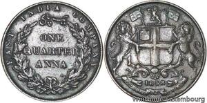 R6509 East India Company 1/4 Anna Victoria 1858 -> Make offer