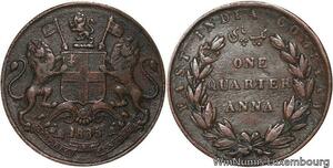 R6511 East India Company 1/4 Anna Victoria 1835 -> Make offer