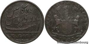 R6513 East India Company Madras Presidency 10 Cash 1803 -> Make offer