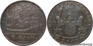 R6515 East India Company Madras Presidency 10 Cash 1803 -> Make offer