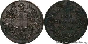 R6517 East India Company 1/4 Anna Victoria 1835 -> Make offer