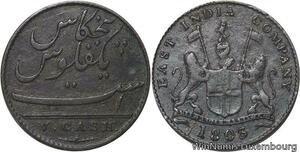 R6523 East India Company Madras Presidency 5 Cash 1803 -> Make offer
