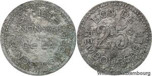 R6532 Rare Token Comoros 25 Centimes Société Anonyme Grande Comore 1915 -> Offer