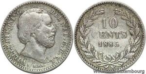 R6538 Netherlands 10 Cents Willem III 1885 Silver -> Make offer