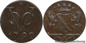 R6558 Indonesia Netherlands East Indies Duit 1790 VOC Star -> Make offer