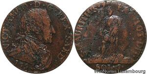 R6569 Italy Sardinia 5 Soldi Victor Amedee III 1794 Turin -> Make offer