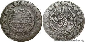 R6658 Ottoman Empire 20 Para Mahmud II AH 1223 /32 1838 Constantinople Silver