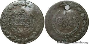 R6671 Ottoman Empire 20 Para Mahmud II AH 1223 /27 1834 Constantinople Silver