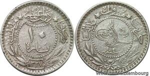 R6699 Ottoman Empire Turkey 10 Para Muhammad V Reshat AH 1327 /4 1912 -> M offer