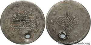 R6707 Ottoman Empire Turkey 1 Kurush Abdülmecid I AH 1255 /19 1854 Silver >Offer