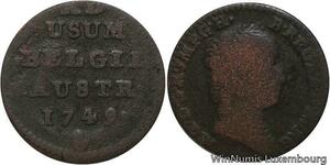 R6742 Belgium Austrian Netherlands Liard Maria Theresa 1749 Hand Antwerpen