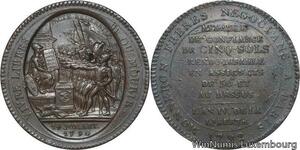 R6757 Constitution Monneron 5 Sols Serment an IV 1792 Birmingham -> Make offer