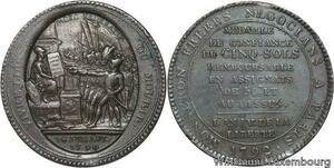 R6761 Constitution Monneron 5 Sols Serment an IV 1792 Birmingham -> Make offer