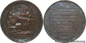 R6763 Constitution Monneron 5 Sols Serment an IV 1792 Birmingham -> Make offer