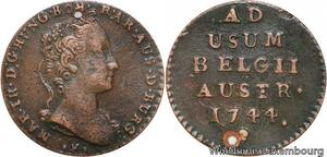 R6778 Belgium Austrian Netherlands 1 Liard Maria Theresa 1744 Brussels ->M offer