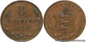 R6782 Guernsey 8 Doubles 1834 -> Make offer