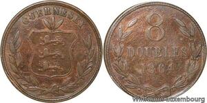 R6786 Guernsey 8 Doubles 1864 -> Make offer