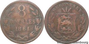 R6788 Guernsey 8 Doubles 1864 -> Make offer