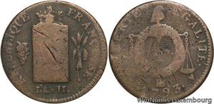 R6801 Convention 2 Sols aux balances an II 1793 BB Strasbourg -> Make offer