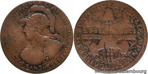 R6804 Constitution Caisse de Bonne Foi 6 Blancs 2 Sols 6 Deniers An 3 1791