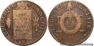 R6810 Rare Convention 1 Sol aux balances an II non daté AA Metz -> Make offer