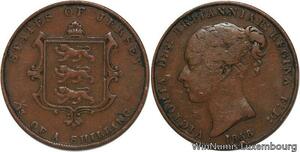R6829 Jersey 1/13 Shilling Victoria 1858 -> Make offer