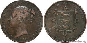R6830 Jersey 1/13 Shilling Victoria 1861 -> Make offer