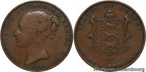R6838 Jersey 1/13 Shilling Victoria 1858 -> Make offer