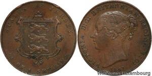R6843 Jersey 1/13 Shilling Victoria 1841 -> Make offer