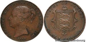 R6846 Jersey 1/13 Shilling Victoria 1858 -> Make offer