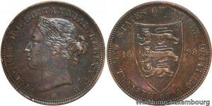 R6850 Jersey 1/12 Shilling Victoria 1888 AU -> Make offer