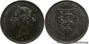 R6859 Jersey 1/12 Shilling Victoria 1877 H Heaton -> Make offer