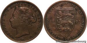 R6863 Jersey 1/12 Shilling Victoria 1877 H Heaton -> Make offer
